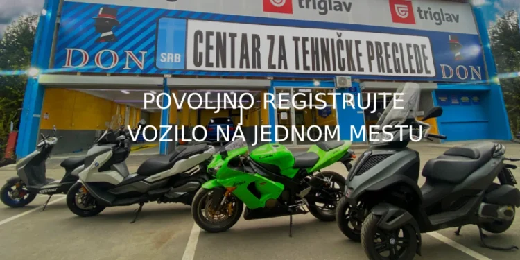 Registracija vozila motora DON